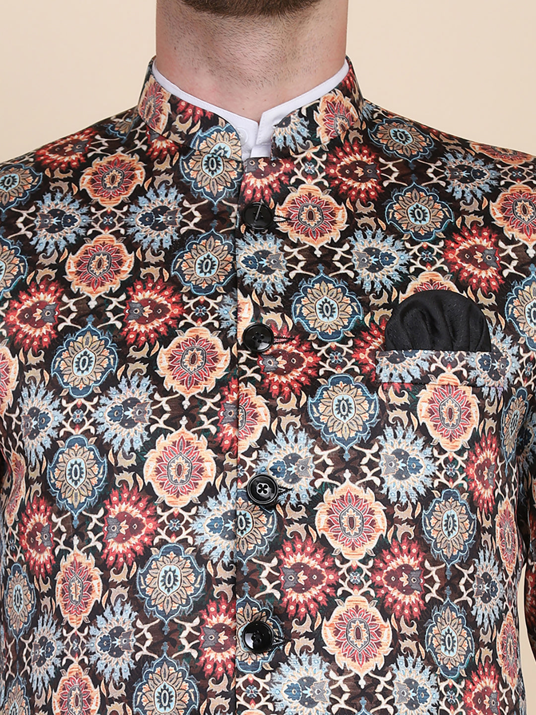 Men Printed Suit Set - Tahvo India