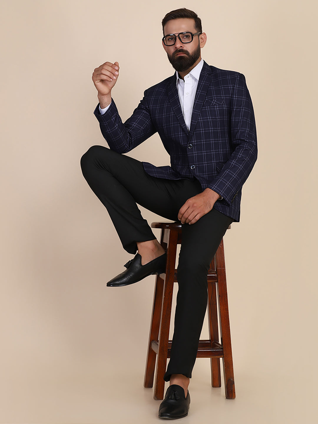 Tweed Check Men Suit - Tahvo India