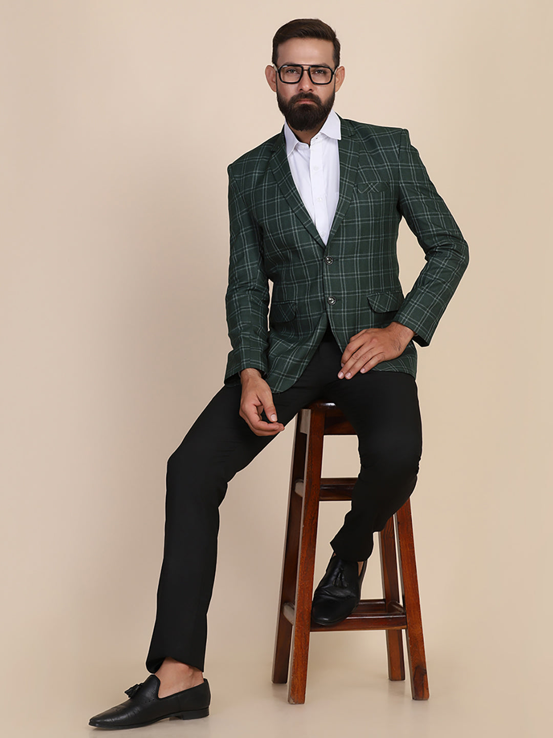 Tweed Check Men Suit - Tahvo India