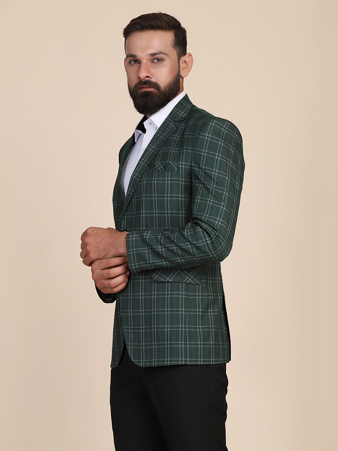 Tweed Check Men Suit - Tahvo India