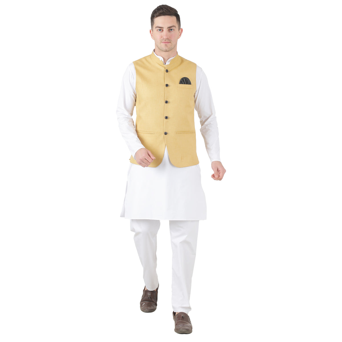 Men Kurta Set With Jacket