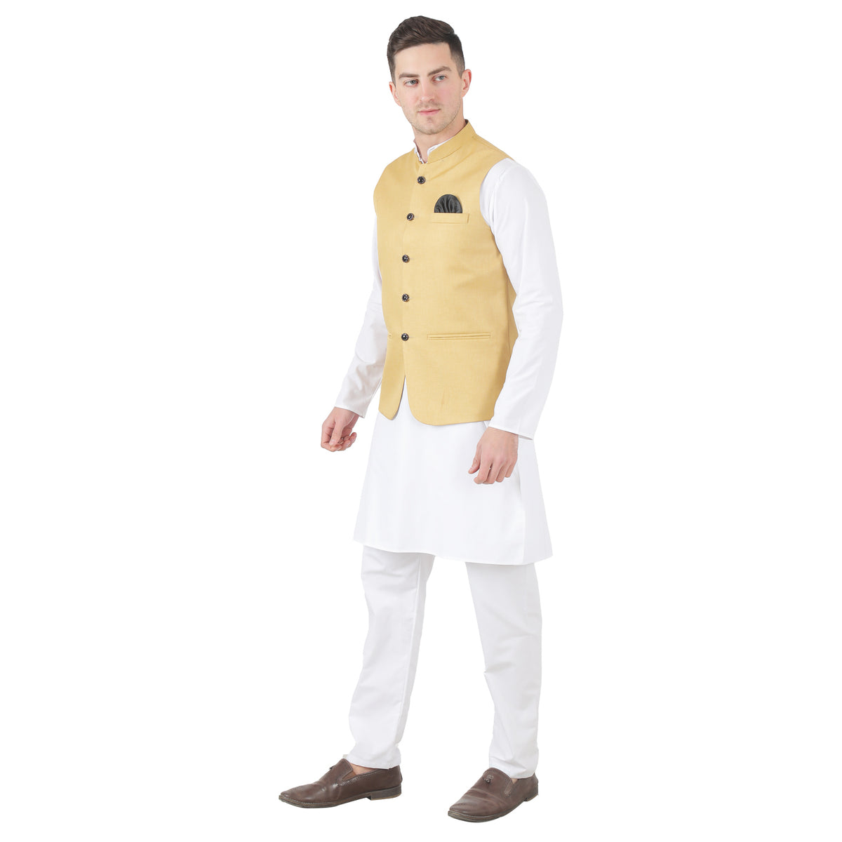 Men Kurta Set With Jacket