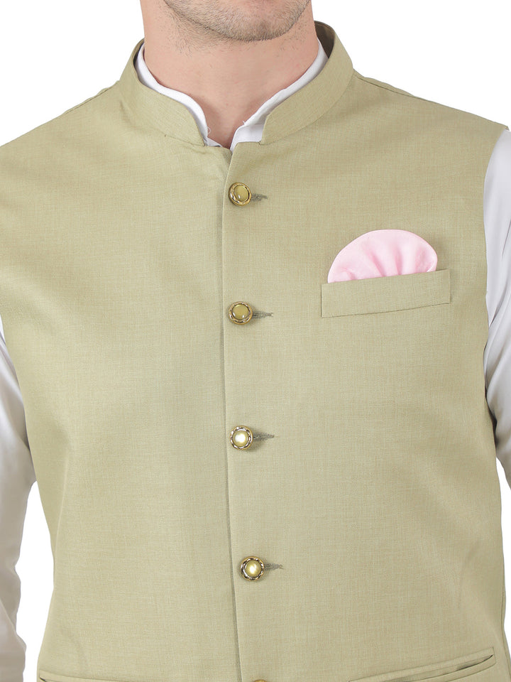 Men Kurta Set With Jacket - Tahvo India