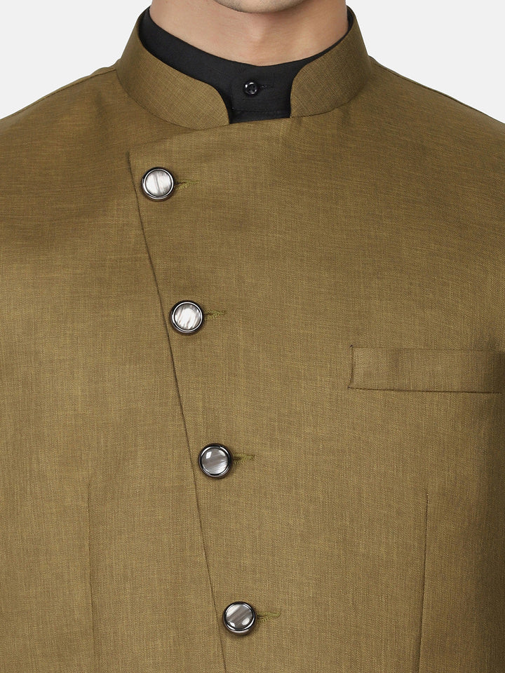 Men Kurta Set With Jacket - Tahvo India