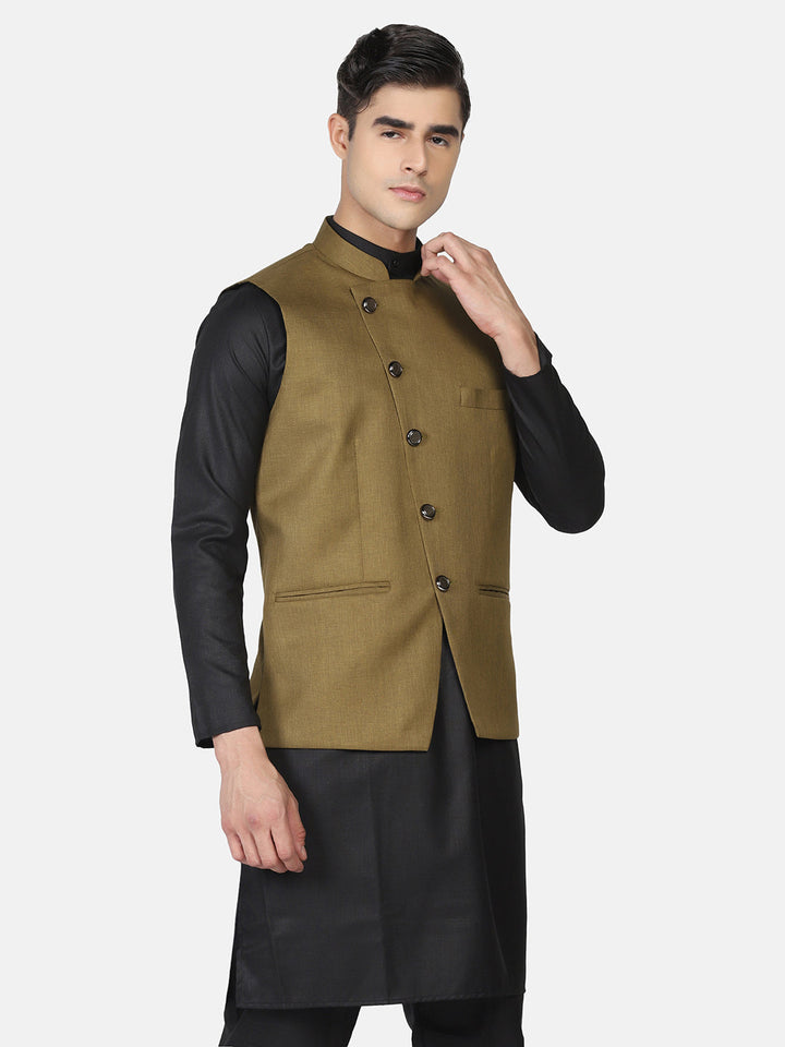 Men Kurta Set With Jacket - Tahvo India