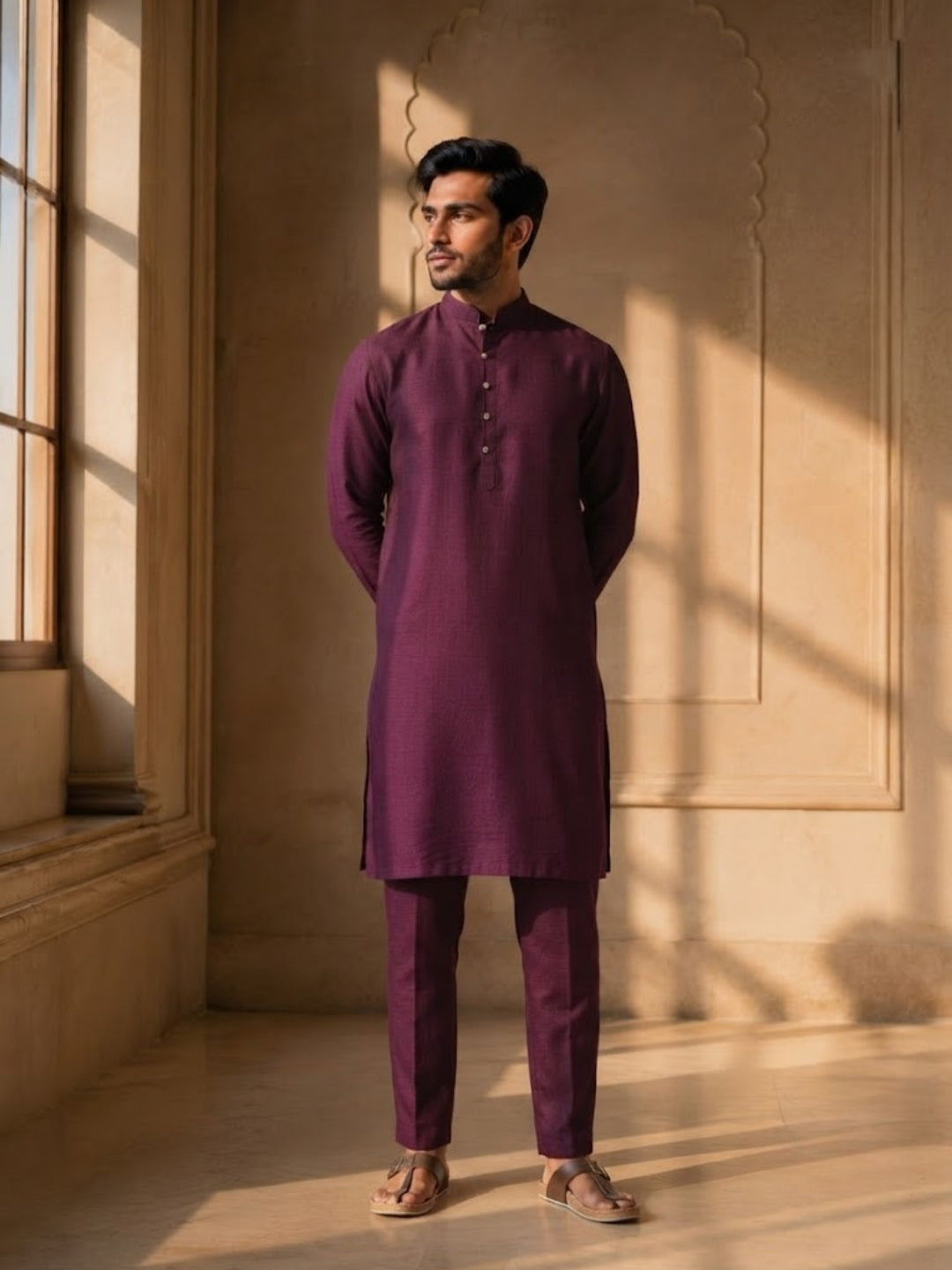 Imperial Wine Kurta