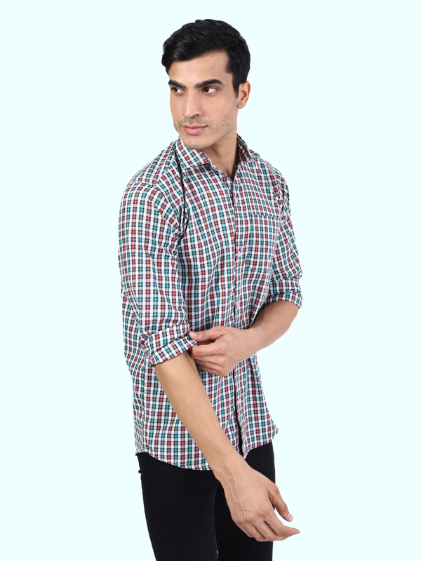 Men Casual Check Shirt - Tahvo India
