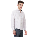 TAHVO White Printed Shirt
