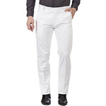 TAHVO White Linen Formal Trousers