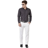 TAHVO White Linen Formal Trousers