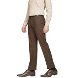 TAHVO Brown Formal Trousers