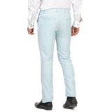 TAHVO Light Blue Formal Trousers