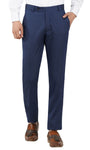 TAHVO Blue Formal Trousers