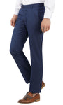 TAHVO Blue Formal Trousers