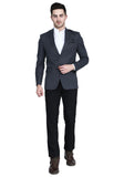 TAHVO Grey Notched Lapel suit set