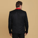 TAHVO men black tuxedo blazer