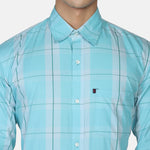 TAHVO Blue Check Shirt