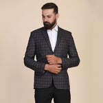 TAHVO Men tweed grey blazer