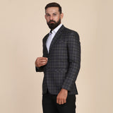 TAHVO Men tweed grey blazer