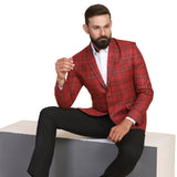 TAHVO men tweed blazer suit set
