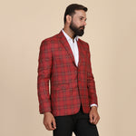 TAHVO Men tweed stylish blazer
