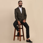 TAHVO Men tweed designer blazer