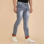 TAHVO Slim Fit Grey Jeans
