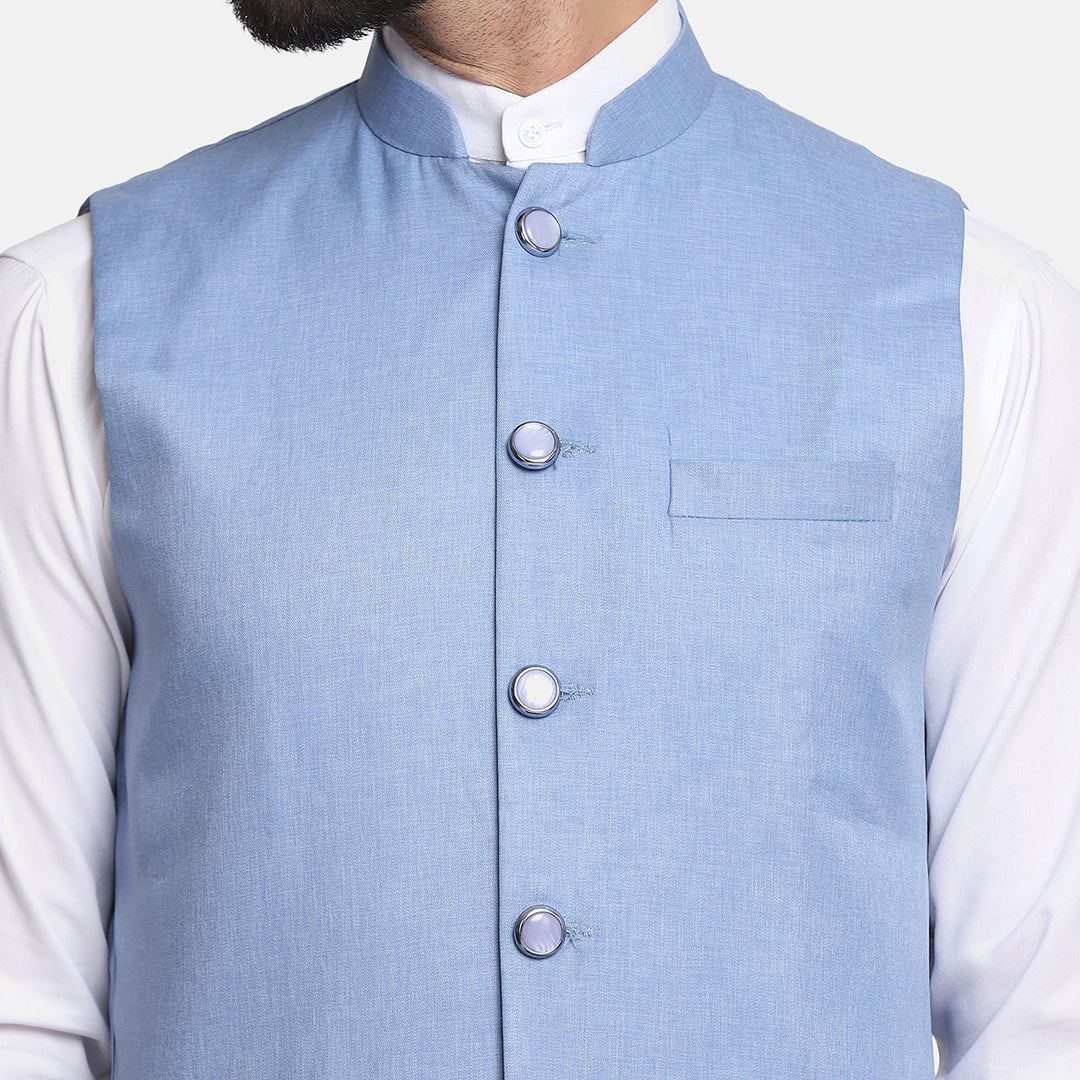 Men Blue modi Jacket - Tahvo India