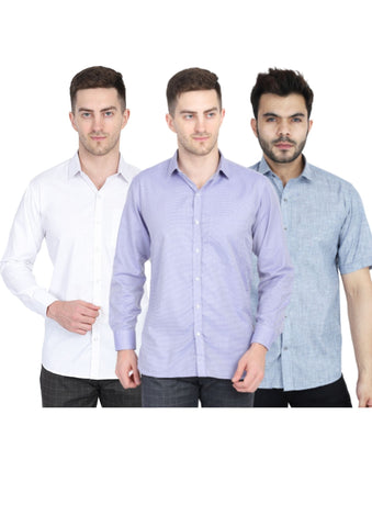 Men Casual Shirt Combo