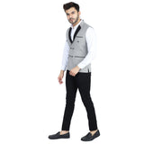 TAHVO Man Black Check Jacket with trousers